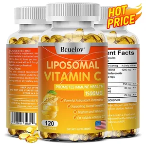 Liposomal Vitamin C Capsules Powerful Antioxidant Promotes Collagen Production Supports Skin Health 1500mg