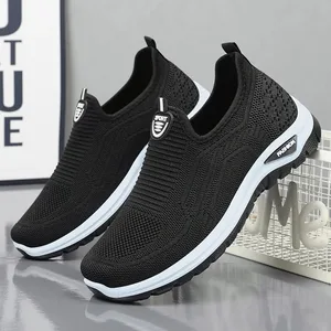 Men Casual Shoes Breathable Sneakers Mens Lightweight Walking Running Shoes Slip on Loafers for Couple Zapatillas Hombre Size 44