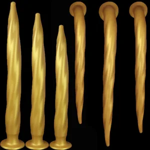 NEW Super Long Anal Plug Big Anal Dialator Expander Training Fantasy Large Long Silicone Soft ButtPlug Sex Toy for Women Men Gay