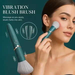 New Electric Makeup Brushes Vibrating Blush Brush Flawless Foundation Blending Tool Facial Massager & Beauty Products