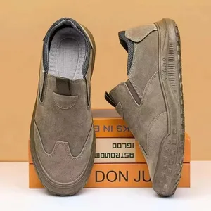 New men fashion Loafers Outdoor waterproof antislip shoes Men Casual Comfort Footwear Male Breathable Walking Sneakers Moccasin