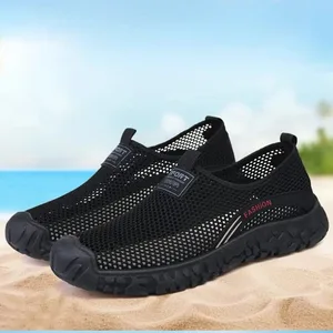 Men's Sports Shoes 2026 Summer Mesh Hollow Out Breathable Running Sneakers Casual Lightweight Outdoor Walking Shoes for Man