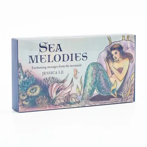 Sea Melodies Magical Messages Word Cards Mini Edition for Family Gatherings 40Pcs 11*6cm Board Game English Version