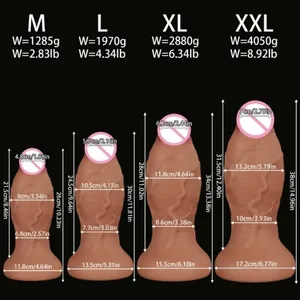 Super Large Anal Dildos Thick Realistic Penis Silicone Big Dick Butt Plug Masturbatior with Suction Cup Sex Toys for Women Men