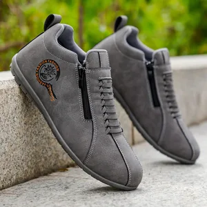 Men's Lightweight Casual Shoes Outdoor Entertainment Skateboarding Daily Walking Driving Shoes Comfortable Breathable Slip-On