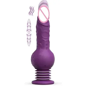 9.29 Inch Realistic Dildos Thrusting Dildo Vibrator G-Spot Anal Stimulation 10 Vibrating Modes Adult Toys Sex Toys for Women Men