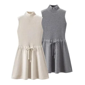 Autumn Women's New Dress 2026 Fashion Slim Knit Mini Short Dress Autumn Chic Comfortable Warm Street Dresses