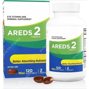 2 Eye Vitamins Lutein and Zeaxanthin Supplement with Vitamin C Vitamin E Zinc and Copper 120 Softgels (Minigels)
