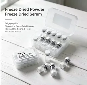 Ghk-Cu 5Mg~60Mg (Available in Multiple Sizes) Tr Freeze-Dried Beauty Powder + Solvent Set Three-In-One Effect for Acne Removal + Lightening Marks + Firming Barrier Repair Type Suitable for Daily Use