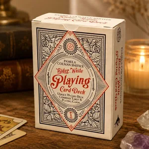 RWS Playing Card Deck: 78-Card Poker Deck Illustrated with RWS Images Combines Tarot and Playing Cards 9*6cm Double-embossed