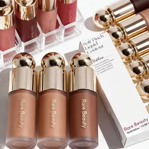 Rare Beauty Serene Gentle Mellow Solac Liquid Bronzer Shade Face Contour Smooth Highlight Mirror Lasting Natural Shadow Makeup