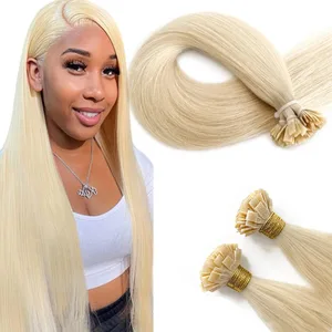 Remy Hair 30 Inch Real Remy Flat Tip Human Hair Extension Silky Straight Dark Brown Pre Bonded Keratin Fusion Hair 50 Strands