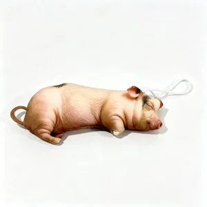 Hot Sale Realistic Sleeping Pig Plush Toy Stuffed Doll Soft Fluffy Animal Pillow Decor Gift For Home Bedroom