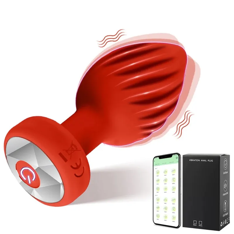 Wireless Bluetooth Anal Plug Vibrator Female Vagin Stimulator APP Remote Control Butt Plug Massager Adult Sex Toys for Man Women — image 12