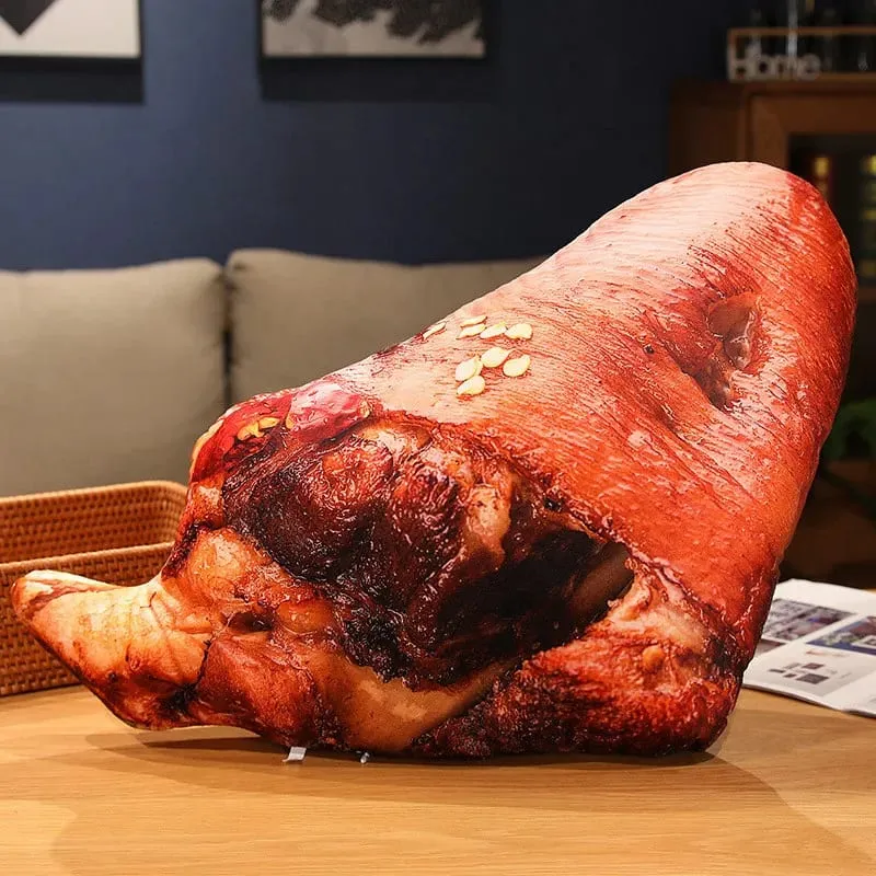 Plush Simulation Food Sausage Chicken Leg Stuffed Pillows Roasted Wing Steak Ribs Funny Soft Cushion Kids Creative Baking Toys — image 17