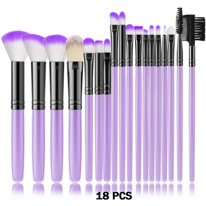 18/32Pcs Makeup Brushes Professional Soft Fluffy Cosmetics Foundation Powder Eyeshadow Kabuki Blending Blush Makeup Brush Tool — image 8