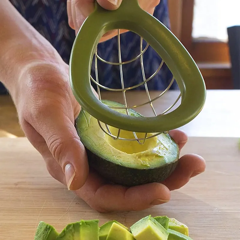 1pc Stainless Steel Avocado Cutter — image 2