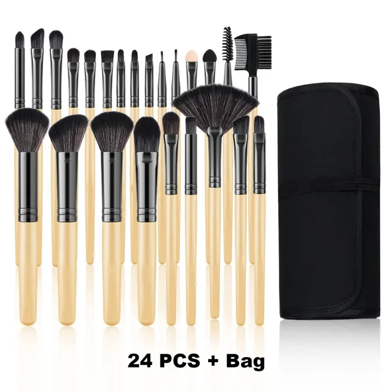 18/32Pcs Makeup Brushes Professional Soft Fluffy Cosmetics Foundation Powder Eyeshadow Kabuki Blending Blush Makeup Brush Tool — image 23