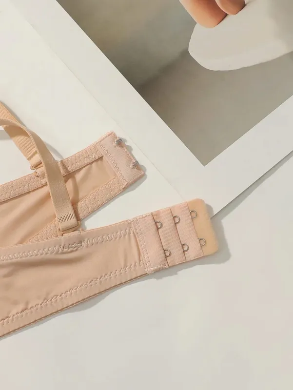 Solides Bügel-Dessous-Set für Damen, Push-Up-BH mit Stahlring, modische Damen-Unterwäsche, Panty, alltägliche BH-Sets — image 5