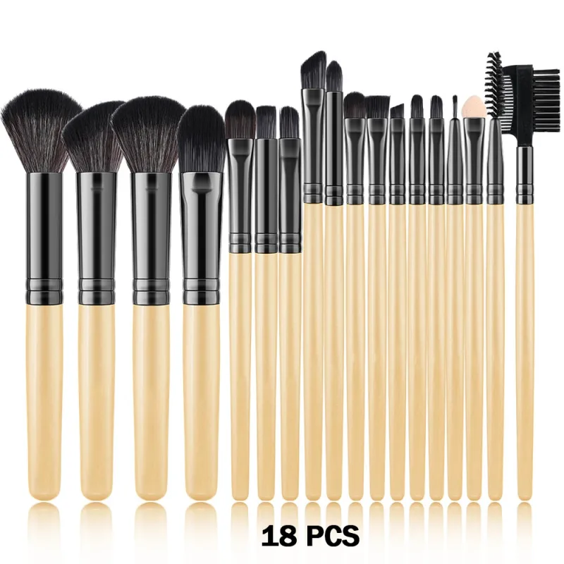 18/32Pcs Makeup Brushes Professional Soft Fluffy Cosmetics Foundation Powder Eyeshadow Kabuki Blending Blush Makeup Brush Tool — image 22