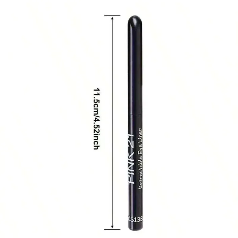 3pcs Waterproof Black Eyeliner Pencils-Smudge-Proof Long-Lasting &Beginner-Friendly Eye Makeup