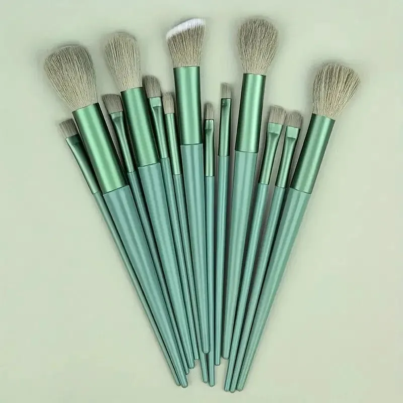 13Pcs Makeup Brush Set Soft Fluffy Cosmetic Foundation Powder Eyeshadow Kabuki Blending Make Up Brush Beauty Tool Makeup — image 10