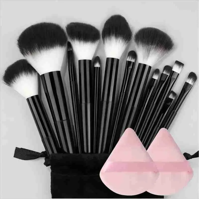 13-20Pcs Makeup Brushes Set Premium Soft Fluffy Cosmetic Foundation Powder Eyeshadow Kabuki Blending Make Up Brush Beauty Tools — image 27