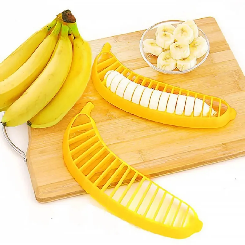 1pc divisor de banana prato de frutas salada de frutas fatiador de banana — image 5