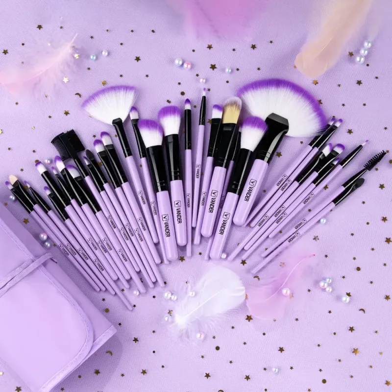 18/32Pcs Makeup Brushes Professional Soft Fluffy Cosmetics Foundation Powder Eyeshadow Kabuki Blending Blush Makeup Brush Tool — image 5