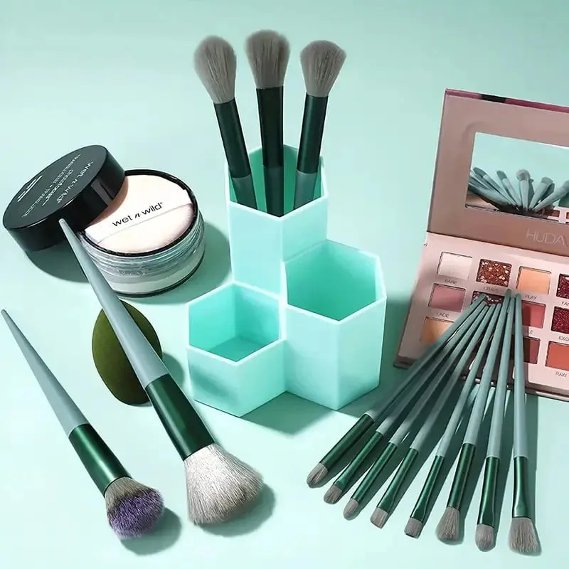 13-20Pcs Makeup Brushes Set Premium Soft Fluffy Cosmetic Foundation Powder Eyeshadow Kabuki Blending Make Up Brush Beauty Tools — image 5
