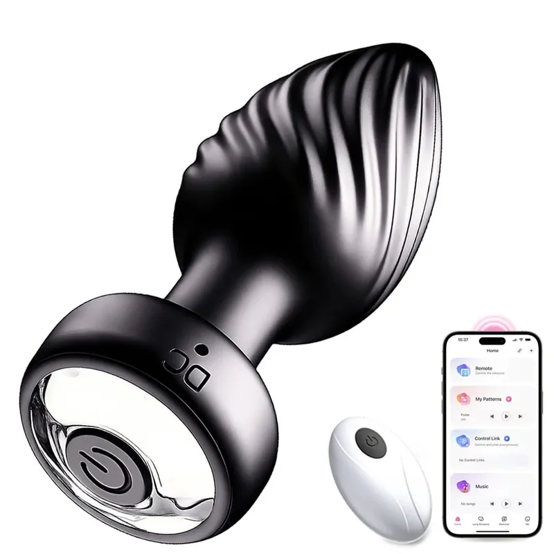 Wireless Bluetooth Anal Plug Vibrator Female Vagin Stimulator APP Remote Control Butt Plug Massager Adult Sex Toys for Man Women — image 1