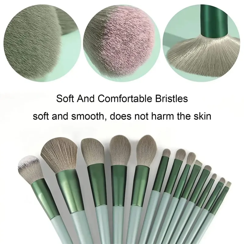 13-20Pcs Makeup Brushes Set Premium Soft Fluffy Cosmetic Foundation Powder Eyeshadow Kabuki Blending Make Up Brush Beauty Tools — image 2