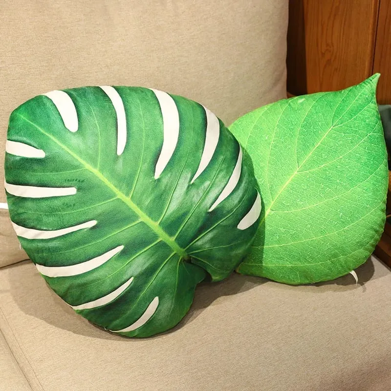 Leaf Pillow Succulent Leaf Shaped Throw Pillow For Indoor Couch Sofa Living Room Home Decor Plant Lovers Garden Lovers — image 5