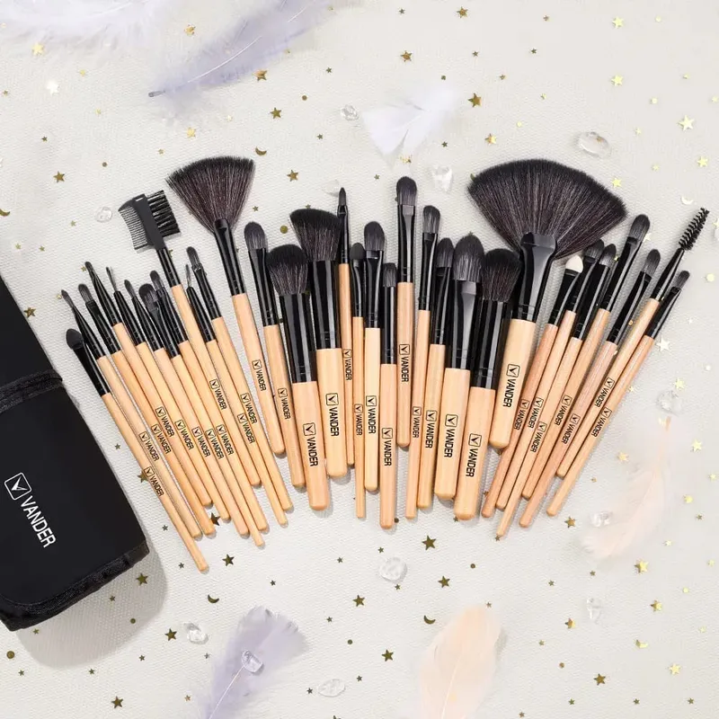 13/32Pcs Makeup Brushes Set Professional Beauty Cosmetics Foundation Powder Eyeshadow Kabuki Blending Blush Makeup Brush Tool — image 6