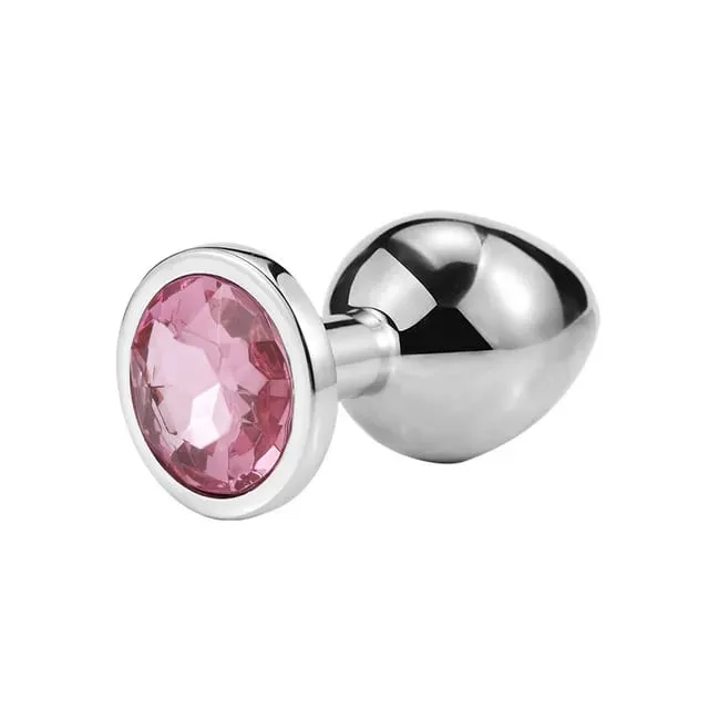 Anal Plug Sex Toys Mini Round Shaped Metal Stainless Smooth Butt Plug Stimulator Prostate Massager Anal Dildo Adult Sex Products