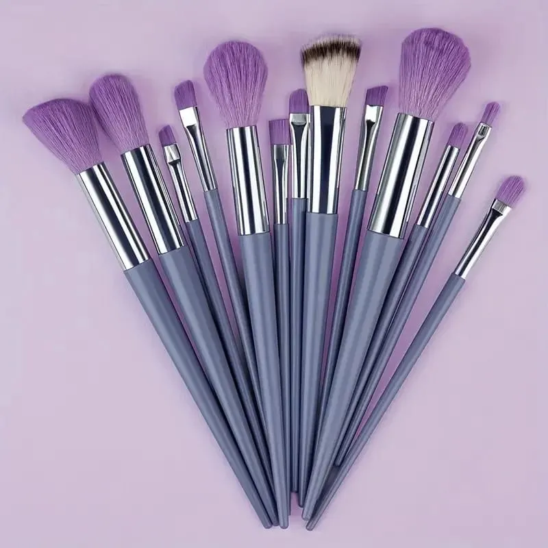 13Pcs Makeup Brush Set Soft Fluffy Cosmetic Foundation Powder Eyeshadow Kabuki Blending Make Up Brush Beauty Tool Makeup — image 13