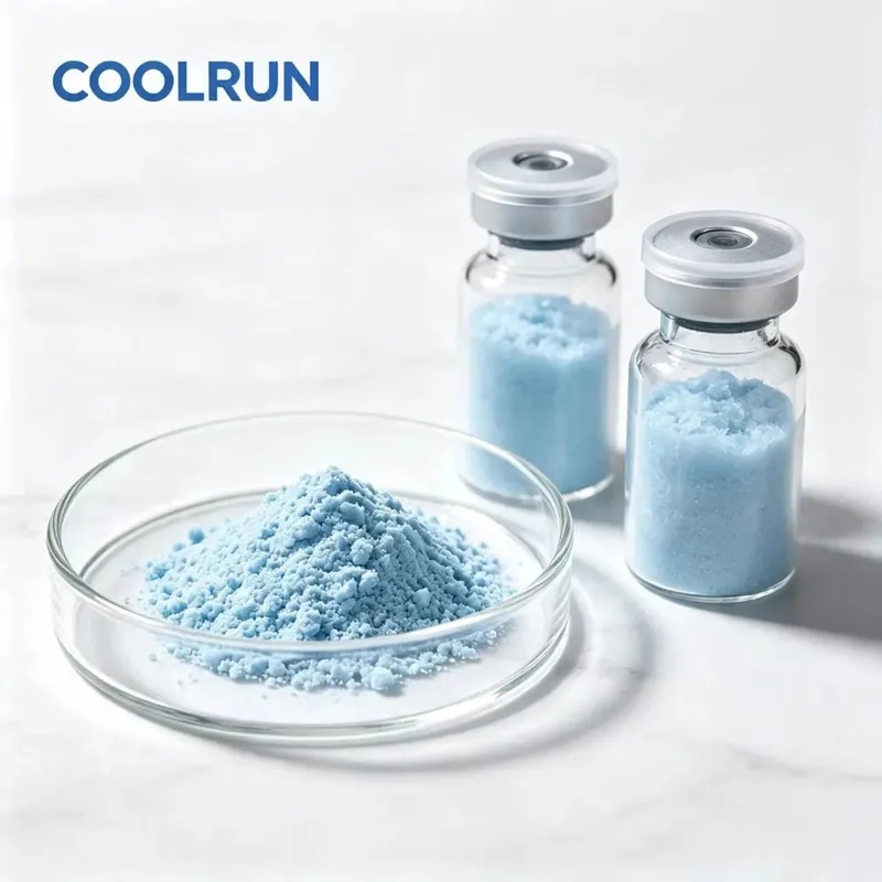 Premium Grade Lyophilized Powder Rt / Ghk-Cu Copper Peptide (Available Specifications: 5Mg to 100Mg; Bottle Cap Color Va
