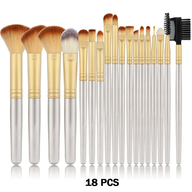 18/32Pcs Makeup Brushes Professional Soft Fluffy Cosmetics Foundation Powder Eyeshadow Kabuki Blending Blush Makeup Brush Tool — image 25