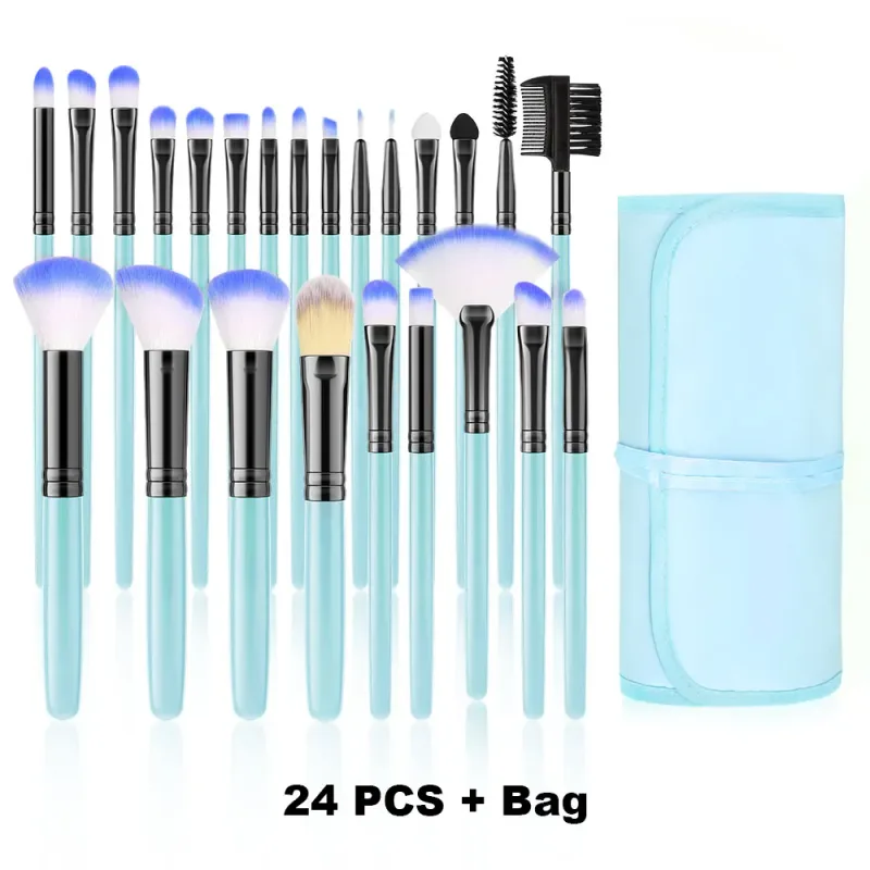 18/32Pcs Makeup Brushes Professional Soft Fluffy Cosmetics Foundation Powder Eyeshadow Kabuki Blending Blush Makeup Brush Tool — image 15