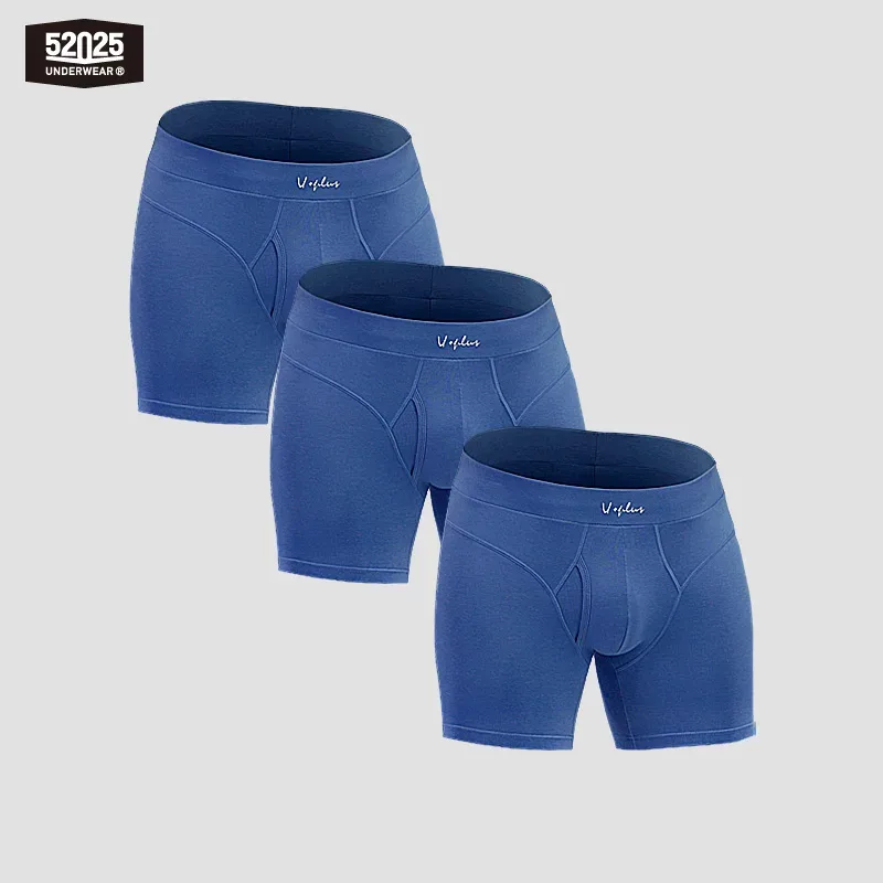 52025 Men's Cotton Modal Boxer Briefs – Ultra-Soft Breathable Underwear with Extended Coverage, All-Day Comfort and Modern Fit — image 16