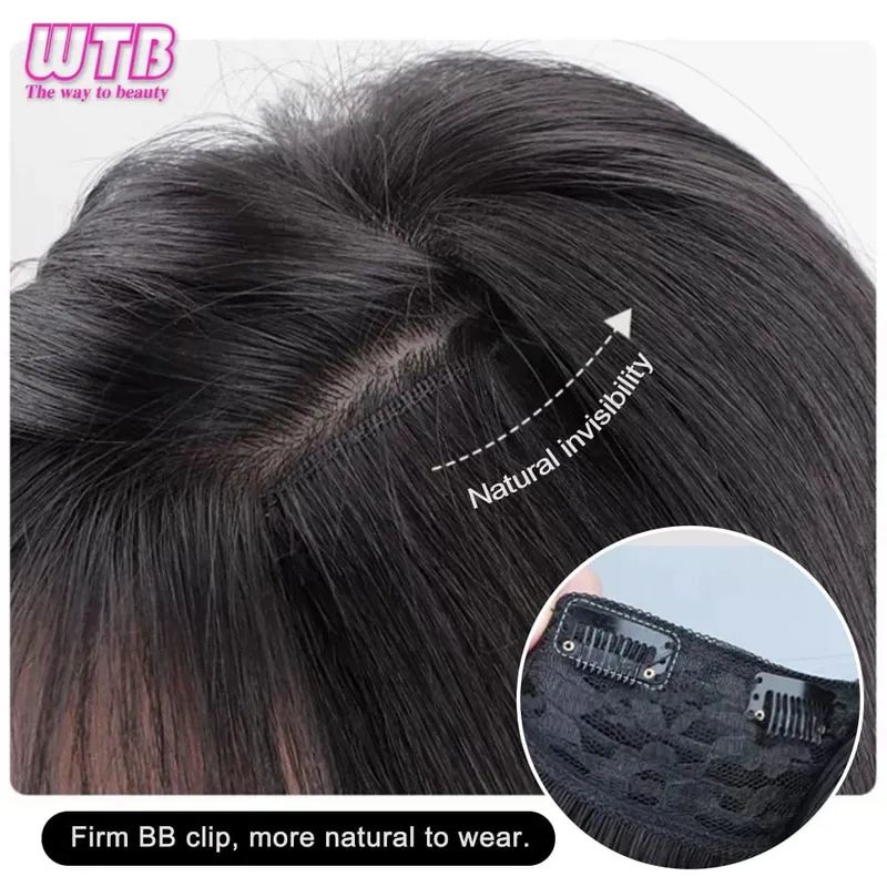 Synthetic 4 Clip In Hair Extensions Long Straight Hairstyle Hairpiece Black Brown Blonde 50CM Natural Fake Hair For Women
