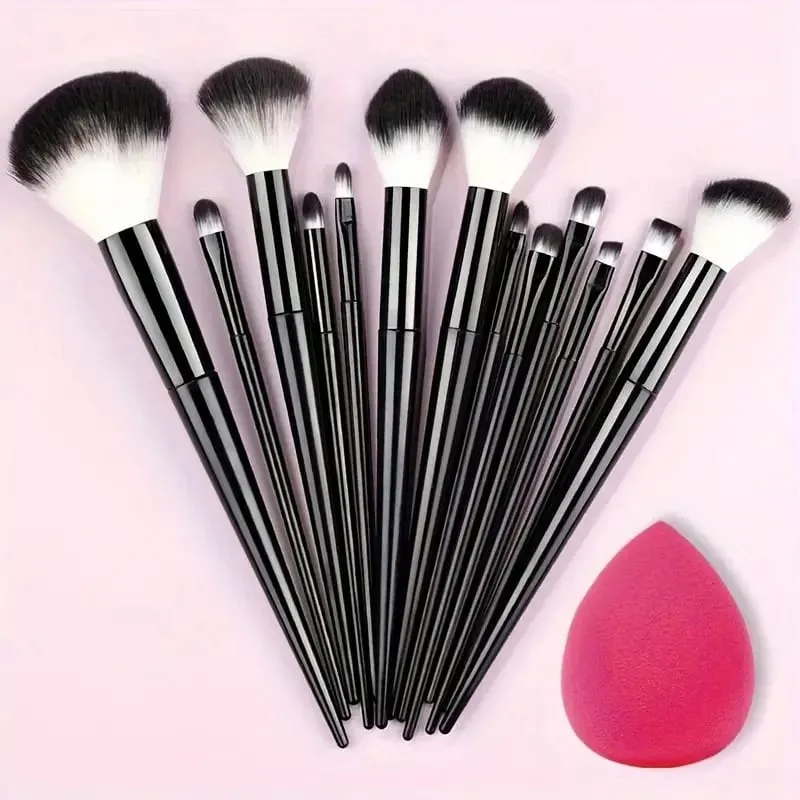 8-13Pcs Premium Makeup Brushes Set for Cosmetics Foundation Blush Powder Eyeshadow Kabuki Blending Makeup Brush Beauty Tool — image 11