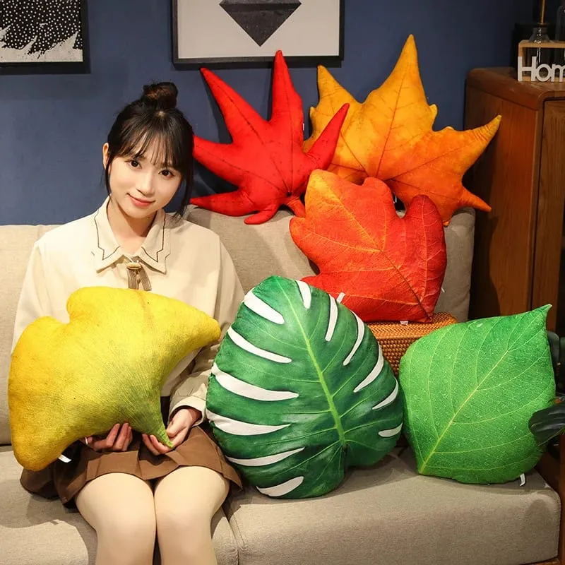 Leaf Pillow Succulent Leaf Shaped Throw Pillow For Indoor Couch Sofa Living Room Home Decor Plant Lovers Garden Lovers — image 2