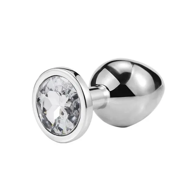 Anal Plug Sex Toys Mini Round Shaped Metal Stainless Smooth Butt Plug Stimulator Prostate Massager Anal Dildo Adult Sex Products