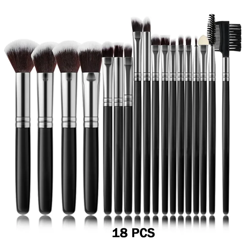18/32Pcs Makeup Brushes Professional Soft Fluffy Cosmetics Foundation Powder Eyeshadow Kabuki Blending Blush Makeup Brush Tool — image 12