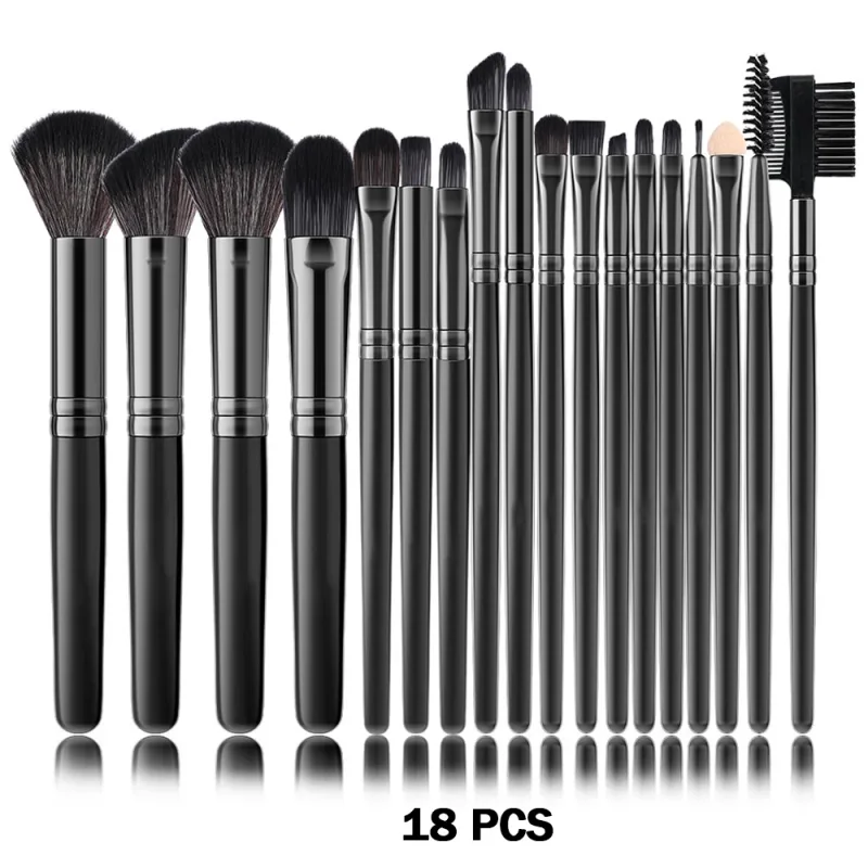 18/32Pcs Makeup Brushes Professional Soft Fluffy Cosmetics Foundation Powder Eyeshadow Kabuki Blending Blush Makeup Brush Tool — image 17