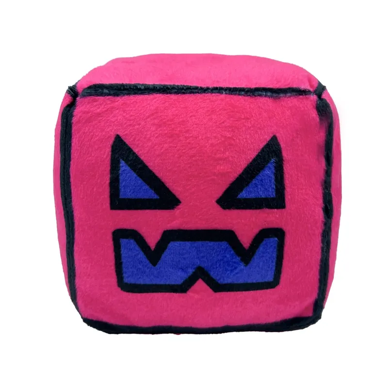 Geometry Plush Toy Cube Volume Wood Stuffed Animal Plushie Doll Toys for Kids and Gaming Fans Children's Day Birthday Gift