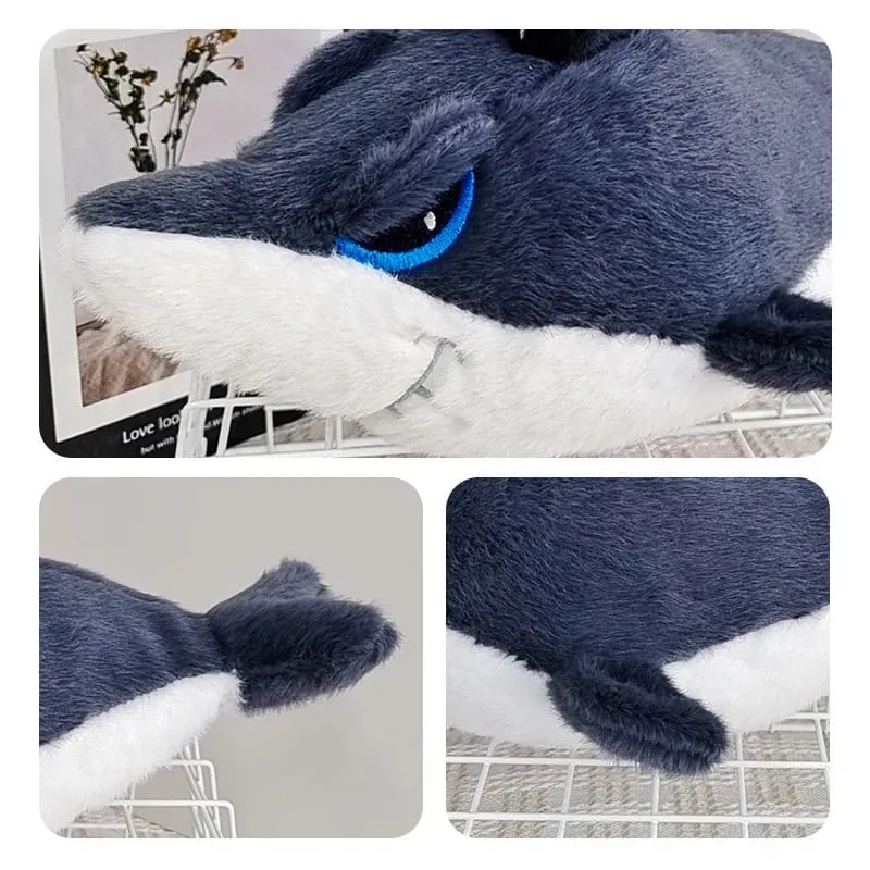 Pirate Great White Shark Plush Doll Bedroom Sofa Ornament Shark Pillow Plush Toy Children's Birthday Christmas Gift — image 4