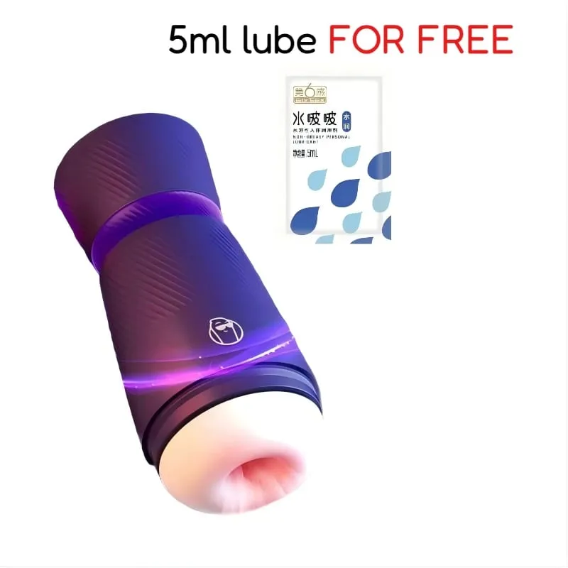 Jissbon Suge Masturbator Cup Intelligent Opvarmning 7 Hastigheder Vibrerende Ægte Pussy Stroker Stempel Blowjob Sexlegetøj til Mand — image 8