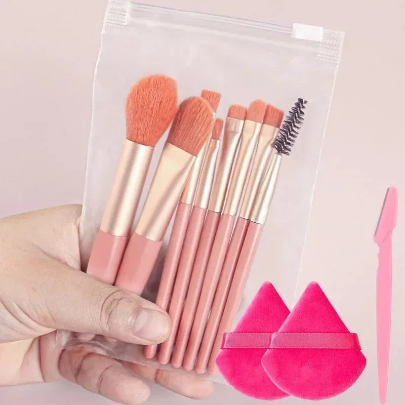 8-13Pcs Premium Makeup Brushes Set for Cosmetics Foundation Blush Powder Eyeshadow Kabuki Blending Makeup Brush Beauty Tool — image 8